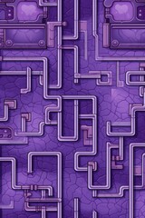 Lilac tiles, seamless pattern, SNES style 