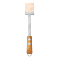 A brush for the grill. Vector illustration on a white background