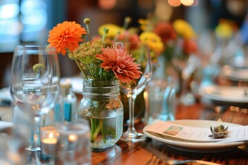 The Union of Hearts: A Wedding Day Filled with Love, Joy, and Elegance as Newlyweds Exchange Rings, Embrace with a Bouquet, and Pledge Their Commitment in a Beautiful Matrimonial Venue.

