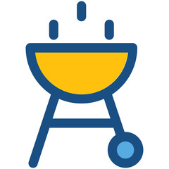 BBQ Grill Vector Icon