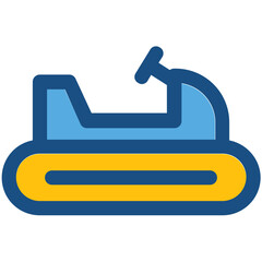 Bumper Car Vector Icon