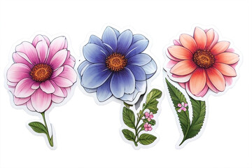 Flowers Sticker.
