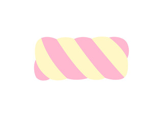 マシュマロ棒のアイコンのイラスト