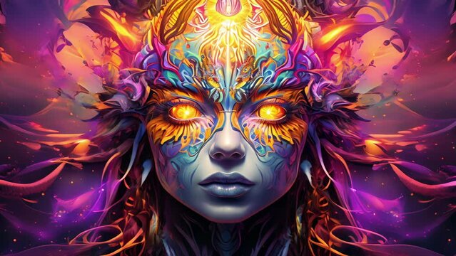 Unlock the secrets of your subconscious mind as you immerse yourself in a hypnotic and sensorial feast of psychedelic visuals.