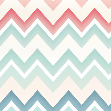 Zig zag seamless pattern, vector and illustration.pastel color