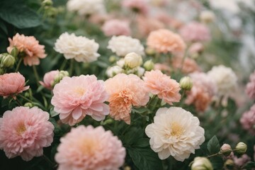 pink flowers in a garden