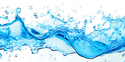 Abstract color liquid wave isolated on a white backgroud – Design banner