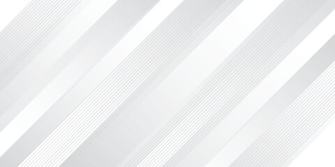 Obraz premium White techno abstract background overlapping layers on bright room with diagonal line shape effect decoration. modern graphic design for web banner, flyer, card, cover, vector