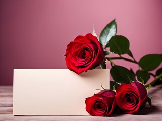 elegant background for Valentine's Day with empty space