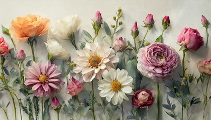 Obraz na płótnie Canvas bouquet of flowers
