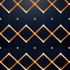 Navy argyle and brown diamond pattern, in the style of minimalist background