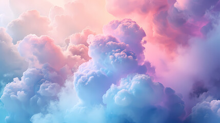 Dramatic pink and purple clouds in a sunset sky