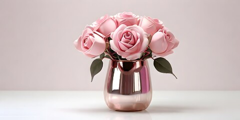 pink flower in vase