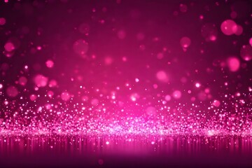 Pink glow particle