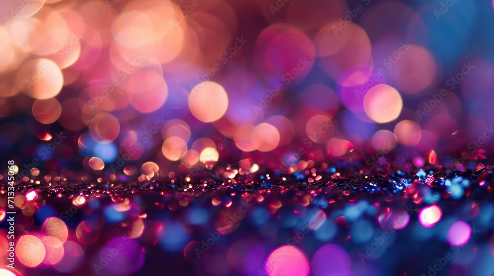 Poster abstract bokeh background