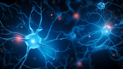 Cell background, virus cells, medical research background