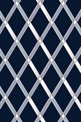 Navy argyle and silver diamond pattern, in the style of minimalist background