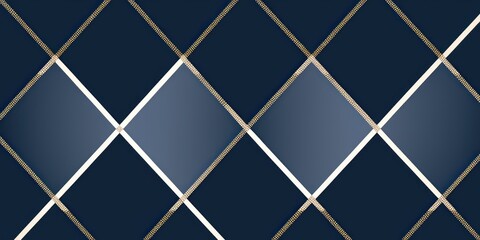 Navy argyle and slate diamond pattern, in the style of minimalist background