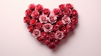 Obraz premium Valentine's Day, love and romance background, background with heart shapes