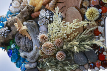 dried flowers and various plants