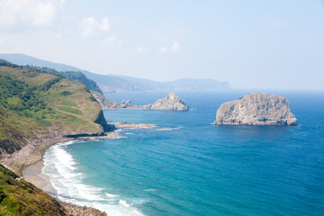 Gulf of Biscay cliffs landscape, Spain