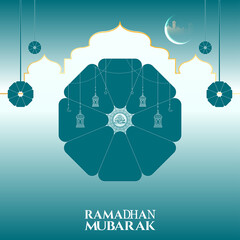 Ramadan Kareem maroon background Islamic social media banner free vector 2024