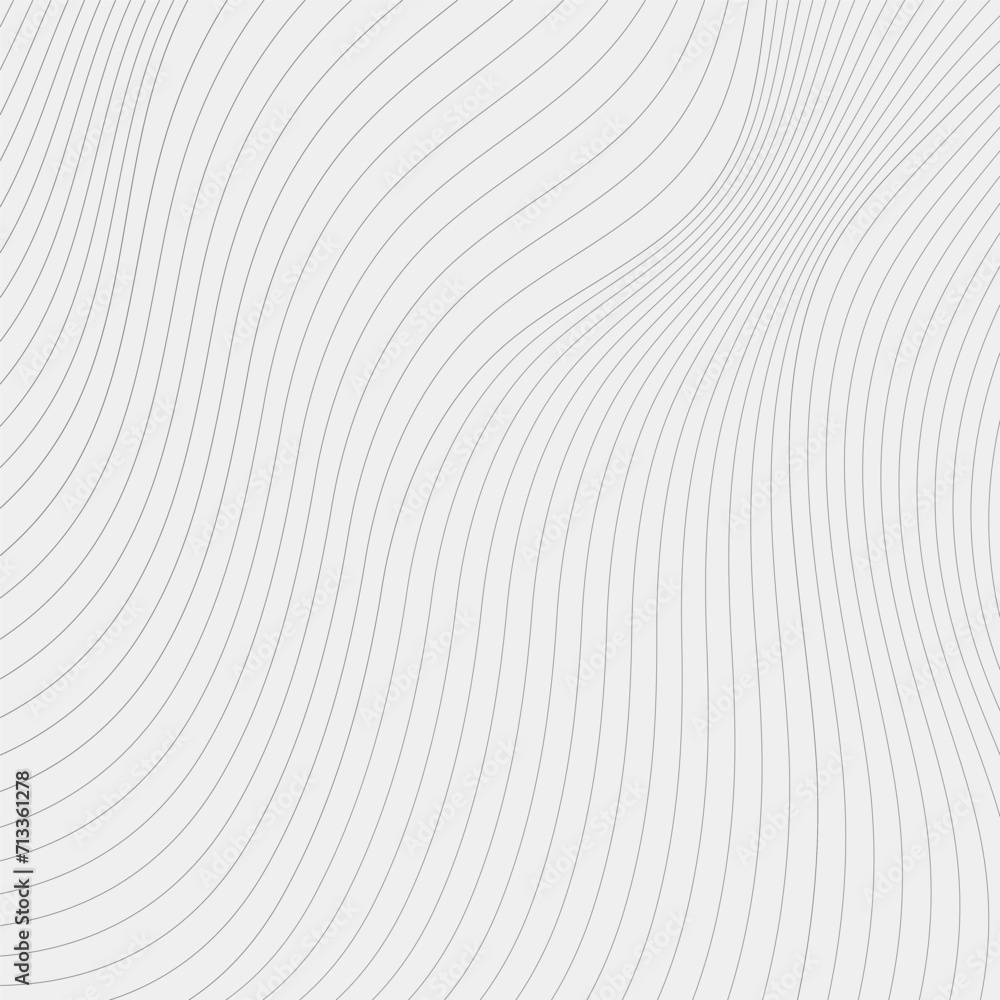 Aufkleber Wavy Lines Abstract Background Design. Abstract wavy background. Vector Illustration of the gray pattern of lines abstract background. EPS10.