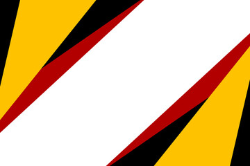 Geometric Frame Red, Black And Yellow Pattern Background. Abstract Banner. Vector Illustration. Banner. Wallpaper