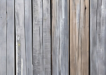Old wooden boards background, Boards painted in different light colors, background with wood texture,
