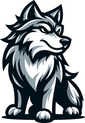 Vector Illustration of Fox for Logo Full