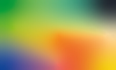 Blurred gradient mesh background in bright colors. Colorful smooth banner template. Easy editable colorful colored. Smooth colorful gradient background