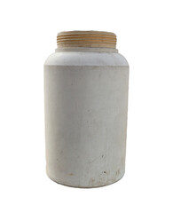 Empty Bottle isolated on white