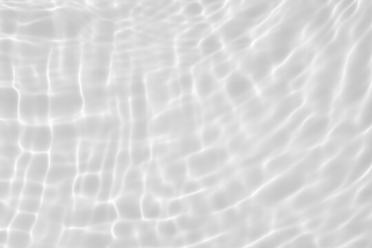 Abstract white transparent water shadow surface texture natural ripple background