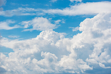 Naklejka na ściany i meble Cloudscape on the sky at day time.