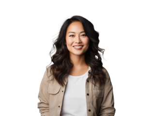 portrait of an Asian woman