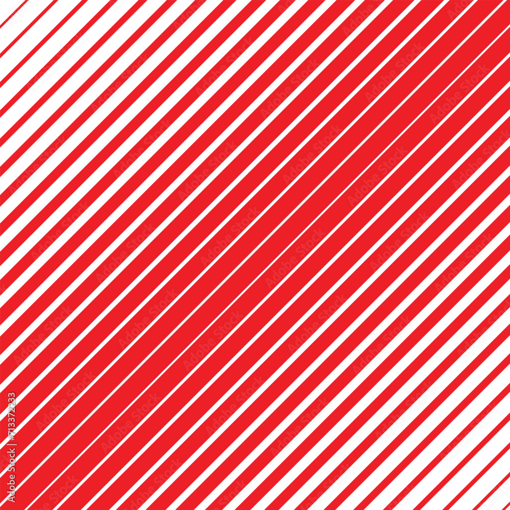 Poster abstract seamless minimalistic thin to thick red diagonal line pattern art.