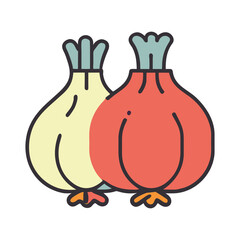 Garlic cute illustration vector SVG