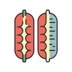 Green Beans cute illustration vector SVG