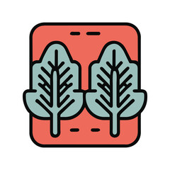 Spinach cute illustration vector SVG