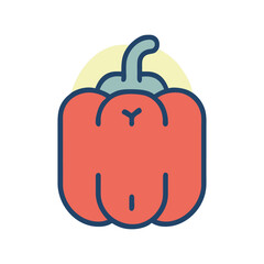 Pepper cute illustration vector SVG
