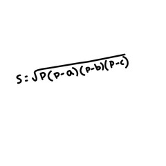 Fototapeta premium Doodle math formula