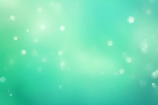 Abstract gradient smooth Blurred Bokeh Aquamarine Green background image