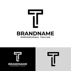 Fototapeta premium Letter TL Modern Logo, suitable for business with TL or LT initials