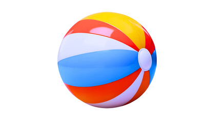 beach ball isolated on white background