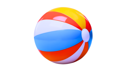 beach ball isolated on white background
