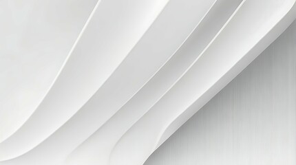 Obraz premium White color curve Background