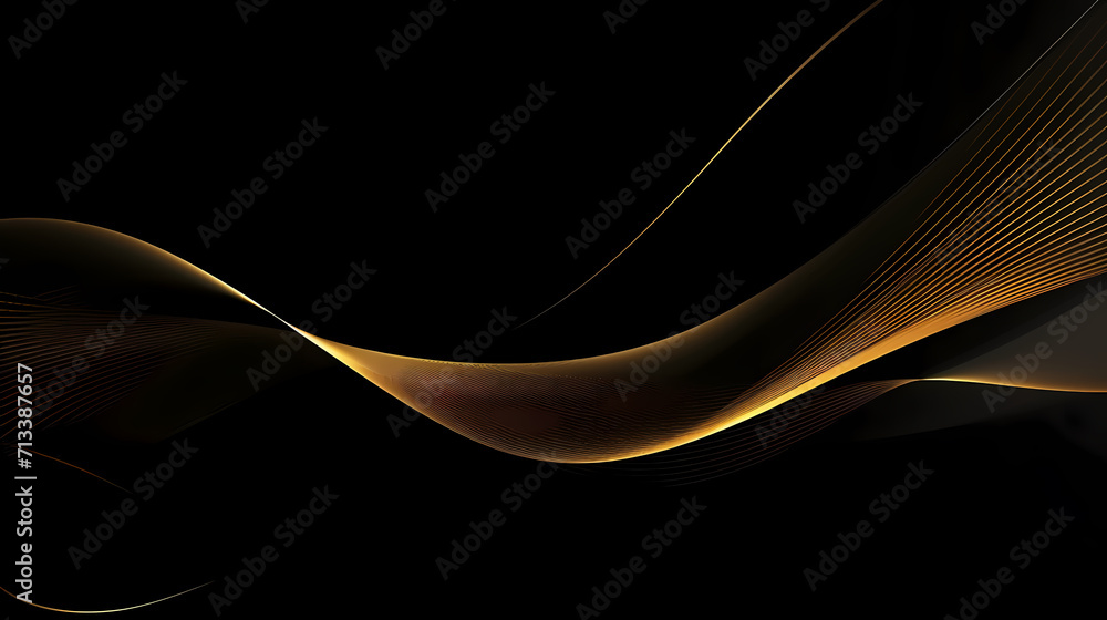 Poster abstract background and data transfer concept, abstract line art background