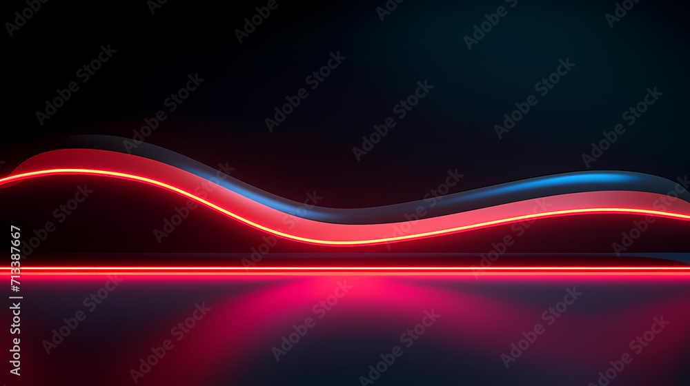 Poster abstract background and data transfer concept, abstract line art background