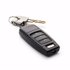 car keys isolated on a white background