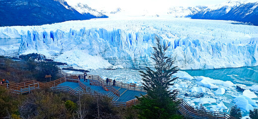Glaciar Perito Moreno Calafate Argentina - obrazy, fototapety, plakaty